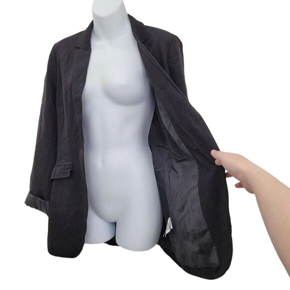 2/$20 Vintage Y2K SmartSet Black Blazer Jacket Size: M - Picture 3 of 8